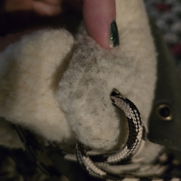 Skechers Women's Trail Troop Green And Brown Winter Boots - Picture 7 of 9